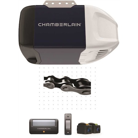 Chamberlain 1/2 HP Heavy-Duty Chain Drive Garage Door Opener D2101